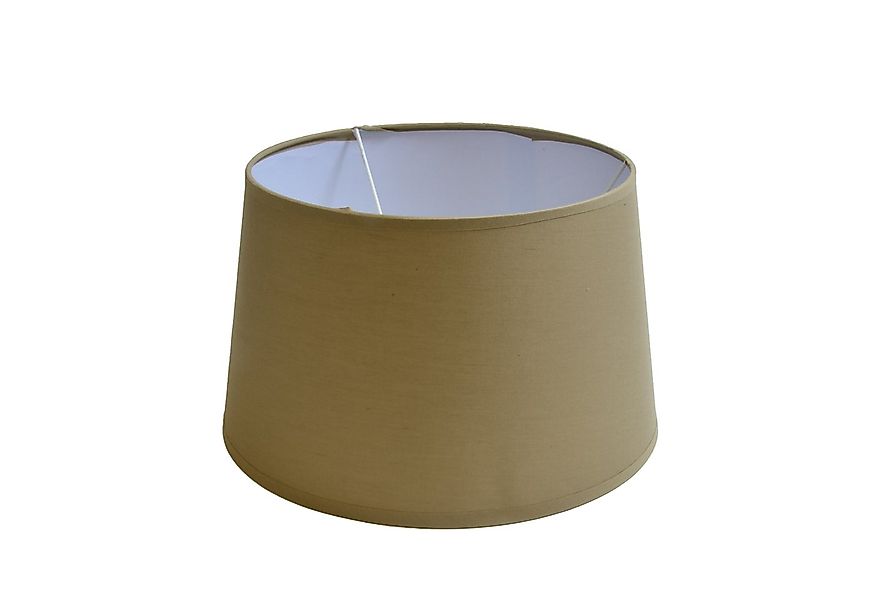 B&S Lampenschirm Lampenschirm rund aus Stoff H 16 x Ø 25 cm für Tisch - Ste günstig online kaufen