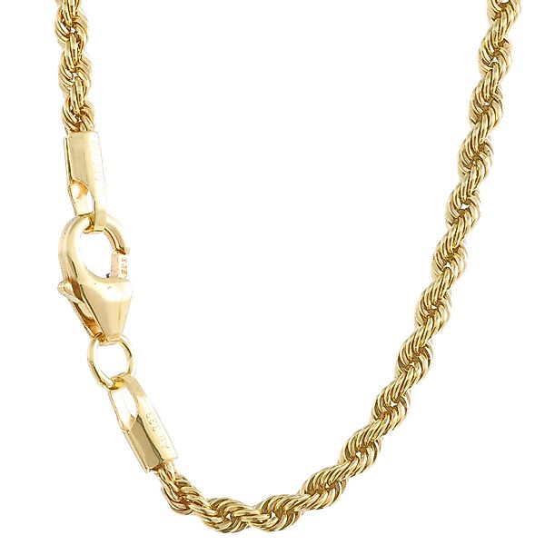 HOPLO Goldkette Goldkette Kordelkette Länge 50cm günstig online kaufen