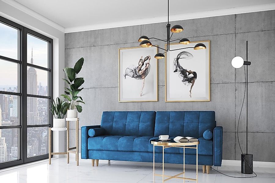 Beautysofa Schlafsofa Randvi, Couch im skandinavisches günstig online kaufen