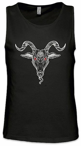 Urban Backwoods Tanktop Baphomet Head Ärmelloses T-Shirt Aleister Pentagram günstig online kaufen