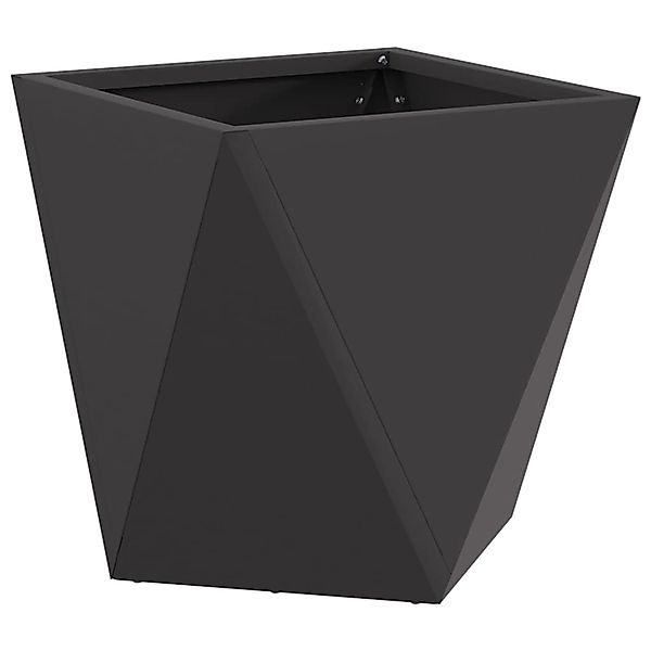 vidaXL Pflanzkübel Schwarz 30 x 30 x 30 cm Stahl 883808 günstig online kaufen