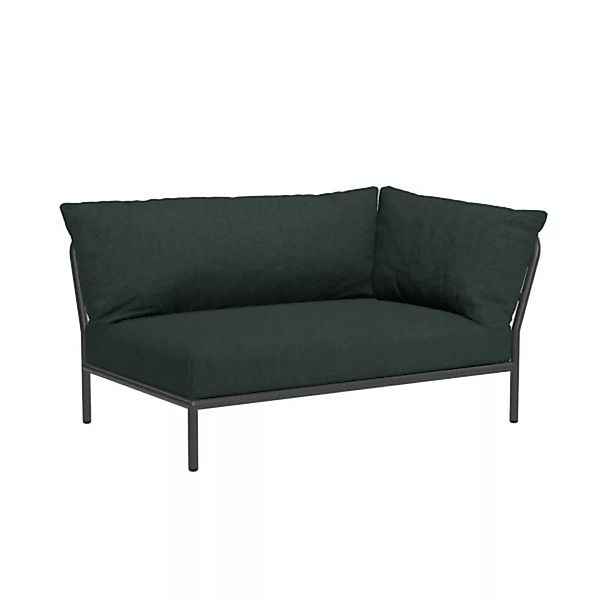 LEVEL2 Outdoor Sofa Lounge-Modul 2 Alpine Dunkelgrau Rechts günstig online kaufen