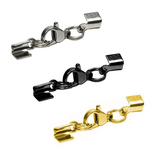 Auroris Schmuckset Karabiner-Klemmverschluss aus Edelstahl für günstig online kaufen