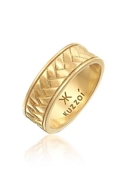 Kuzzoi Silberring Herren Bandring Used Vintage Retro 925 Silber günstig online kaufen