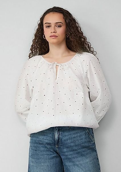 QS Langarmbluse Bluse mit Raffung günstig online kaufen
