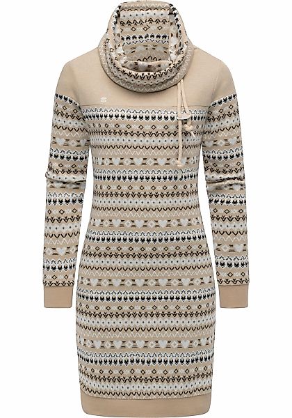 Ragwear Sweatkleid "Chlloe Jacquard YOUMODO" Ohne Taschen stylisches Langar günstig online kaufen
