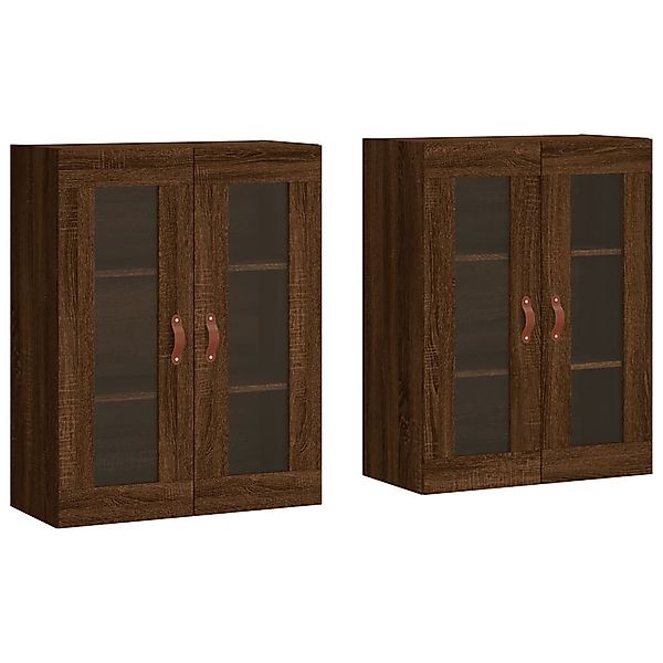 vidaXL Sideboard Wandschränke 2 Stk. Braun günstig online kaufen
