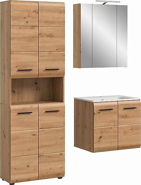 INOSIGN Badezimmer-Set, (Set, 5 St.), Florenz, Badkombination 5-tlg,Artisan günstig online kaufen