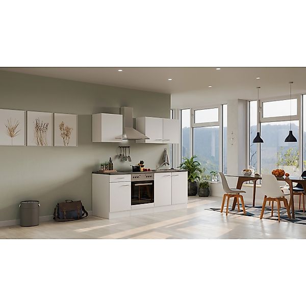 Flex-Well Küchenzeile "Lucca" wahlw. mit E-Geräten, Breite 210 cm, viele Fa günstig online kaufen