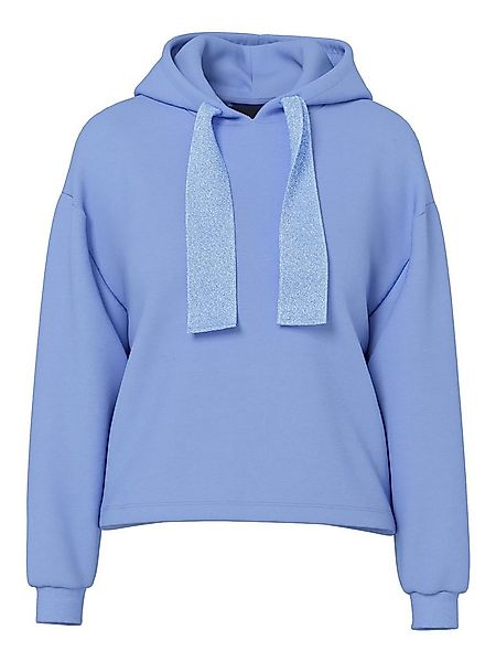 pieces Kapuzensweatshirt PCCHILLI LS GLITTER HOODIE NOOS BC mit Kordelzug i günstig online kaufen