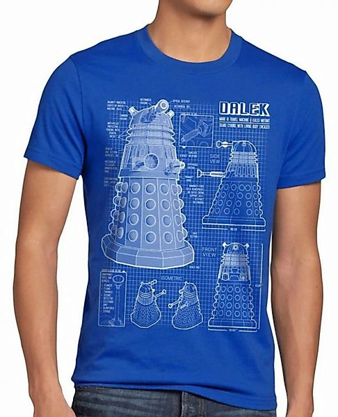 style3 Print-Shirt Herren T-Shirt Dalek who time police doctor box space dr günstig online kaufen