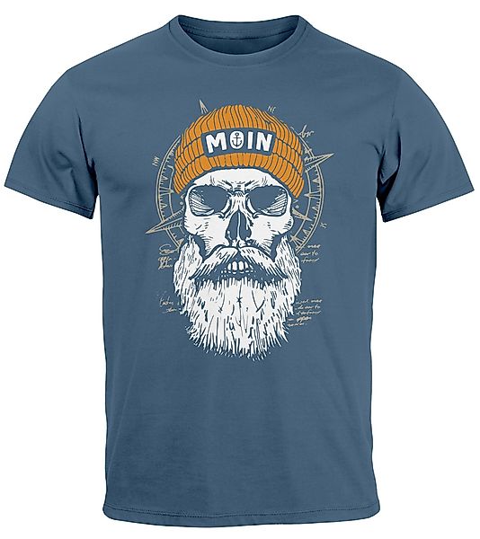 Neverless Print-Shirt Herren T-Shirt Printshirt Moin günstig online kaufen