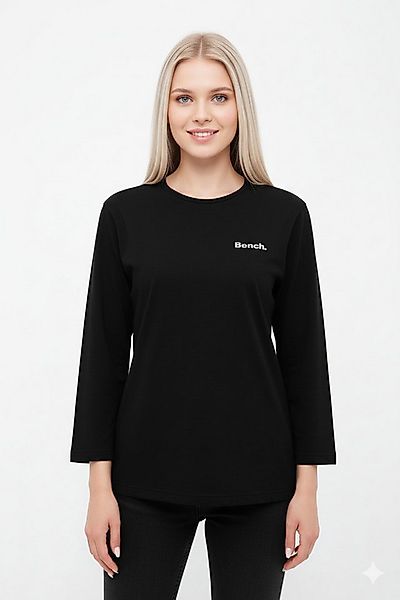 Bench. 3/4-Arm-Shirt ROMILEY tailliertes Basic mit 3/4 Arm und Logoprint im günstig online kaufen