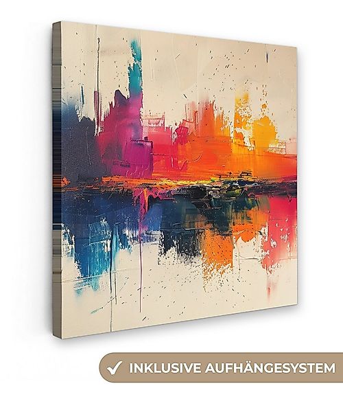 OneMillionCanvasses® Leinwandbild Modern - Farbe - Kunst - Farbenfroh, Foto günstig online kaufen