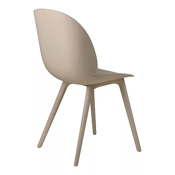 Gubi - Beetle Dining Chair Gartenstuhl - New beige/Sitzschale Polypropylen/ günstig online kaufen