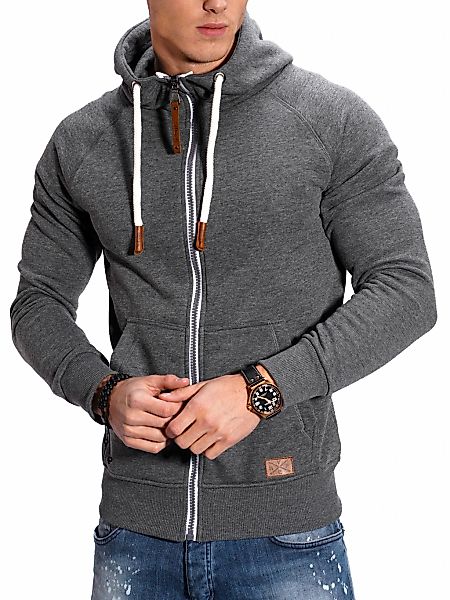 behype Sweatjacke "BHTANSER" mit praktischem Kordelzug günstig online kaufen