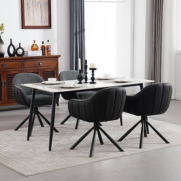 Woltu 4-Fußstuhl (6 St), Esszimmerstühle drehbar günstig online kaufen