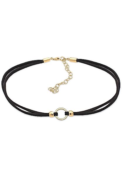 Elli Collier Halsband schwarz Choker mit günstig online kaufen