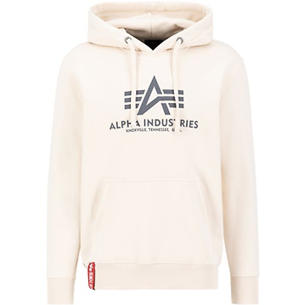Alpha Industries  Sweatshirt Basic Hoodie - jet stream white günstig online kaufen