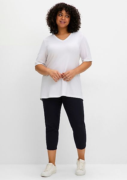 Sheego T-Shirt V-Shirt günstig online kaufen