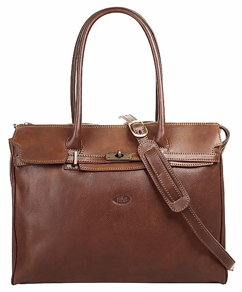 Piké Shopper echt Leder, Made in Italy günstig online kaufen