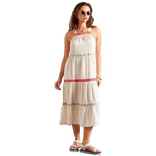 Superdry  Maxikleider Robe  sans manches brodée günstig online kaufen