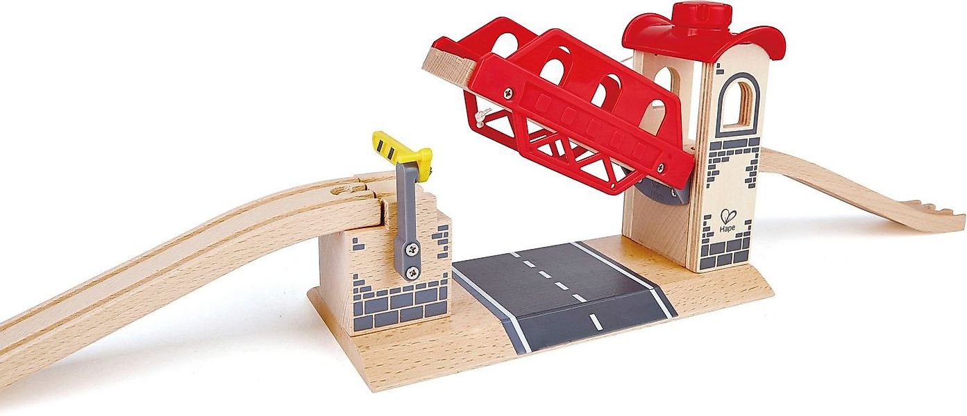 Hape Spielzeugeisenbahn-Brücke Zugbrücke, (Set, 3-tlg), aus Holz günstig online kaufen