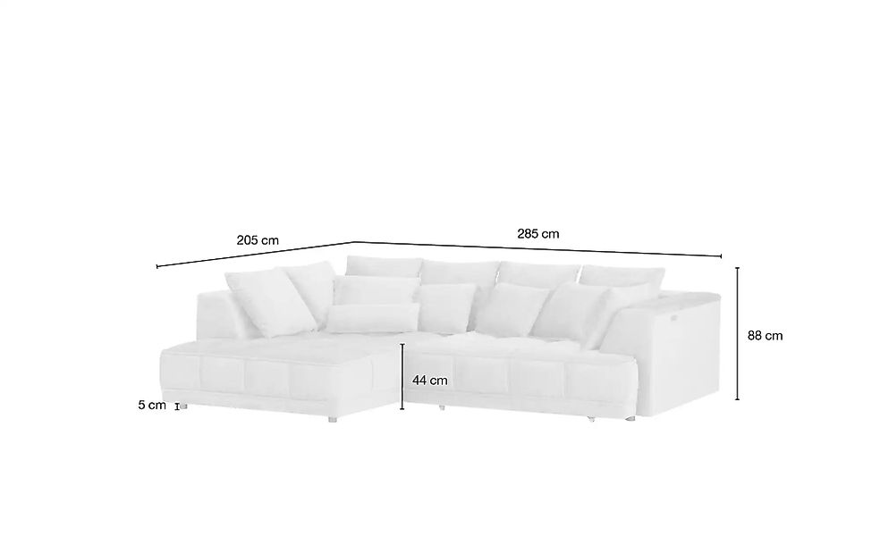 switch Ecksofa  Tiga ¦ beige ¦ Maße (cm): B: 285 H: 88 T: 205.0 Polstermöbe günstig online kaufen