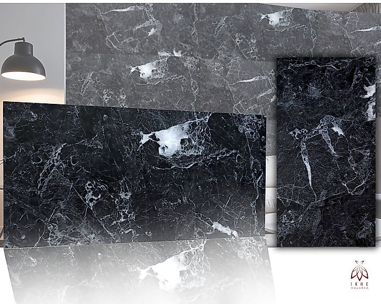 IKHEMalarka Wandpaneel Marmoroptik – Hochwertige PVC Wandverkleidung, BxL: günstig online kaufen