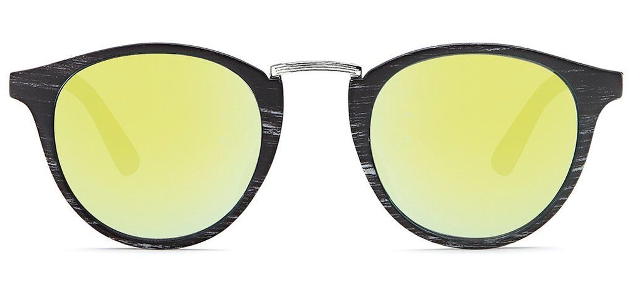 styleBREAKER Sonnenbrille Panto Sonnenbrille Holz Optik günstig online kaufen