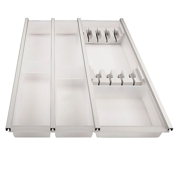 SOTECH Cuisio Besteckeinsatz 600 mm Höhe 55 mm Transluzent Weiß mit Messerb günstig online kaufen