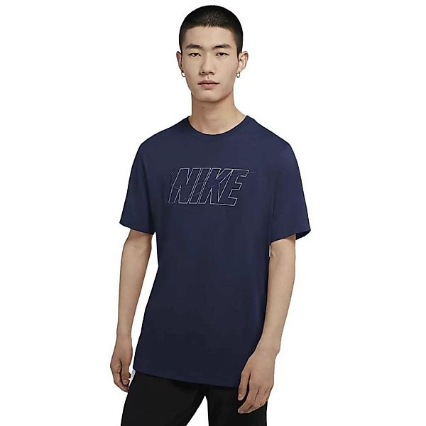 Nike Sportswear Kurzarm T-shirt M Midnight Navy / White / Astronomy Blue günstig online kaufen