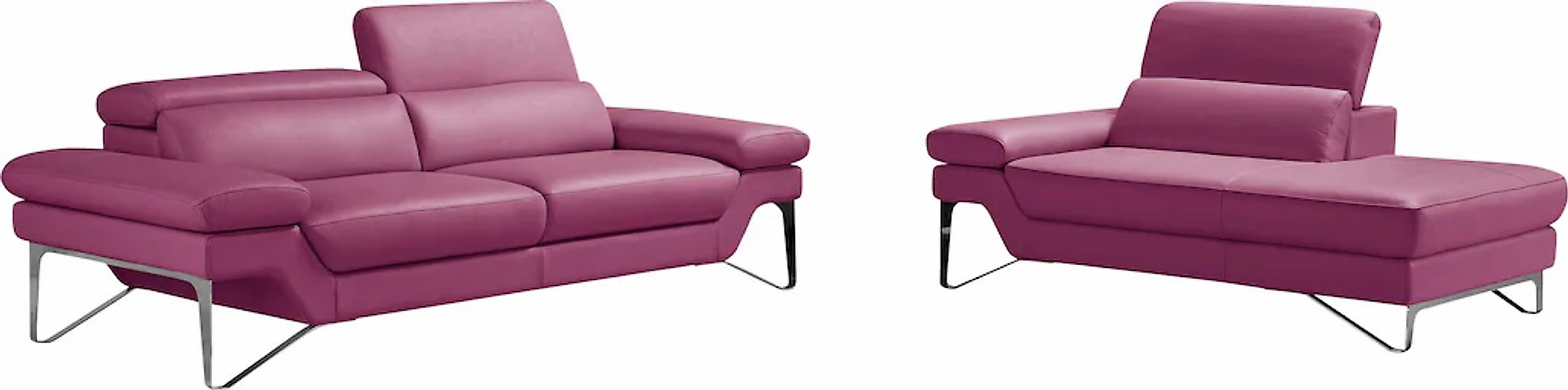 Egoitaliano Polstergarnitur "Princess", Set aus 2,5 Sitzer und Ottomane, Ko günstig online kaufen