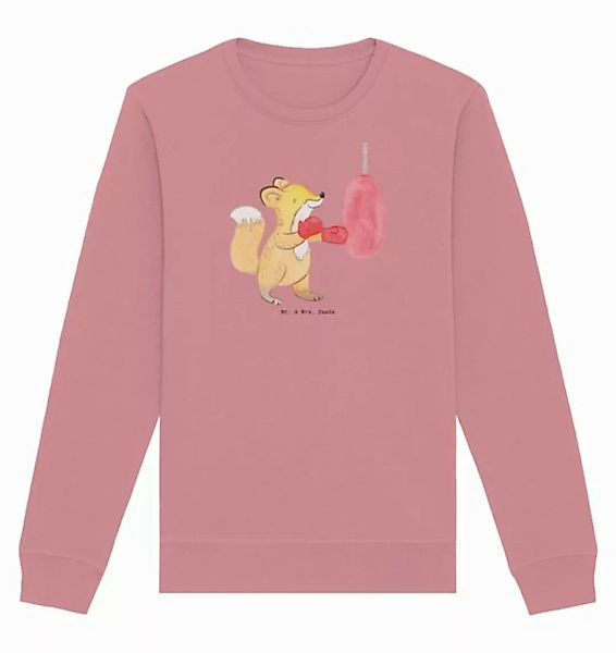 Mr. & Mrs. Panda Longpullover Größe S Fuchs Boxen - Canyon Pink - Geschenk, günstig online kaufen