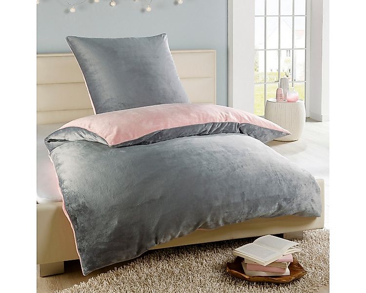 Malika Wendebettwäsche 200x200 + 2x 80x80 cm Cashmere Touch Bettwäsche, atm günstig online kaufen