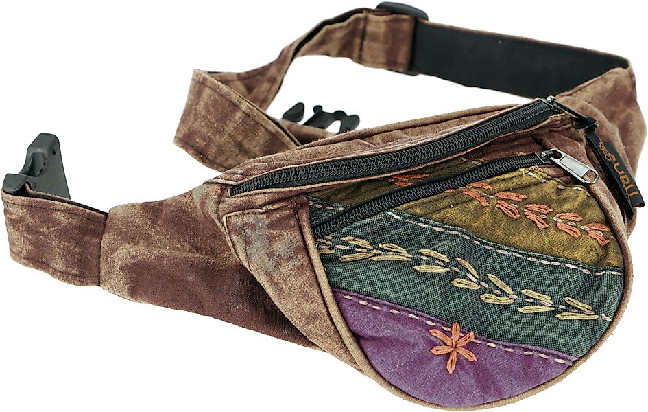 Guru-Shop Gürteltasche Bestickte Ethno Sidebag, Nepal günstig online kaufen