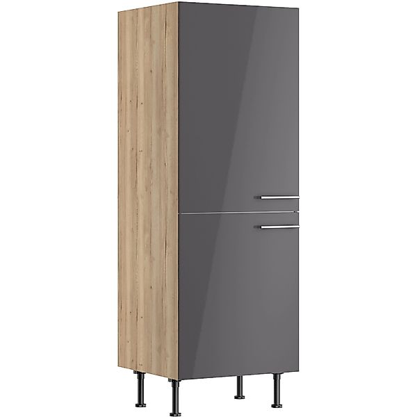 Optifit Küchen-Midischrank Jonte984 60cm x 176,6cm x 58,4cm Anthrazit-Wilde günstig online kaufen