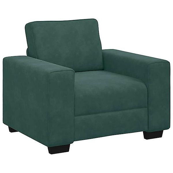 vidaXL Sofa Sessel Dunkelgrün 60 cm Samt günstig online kaufen