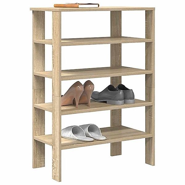 vidaXL Schuhschrank Schuhregal Sonoma-Eiche 61x32x87,5 cm Holzwerkstoff günstig online kaufen