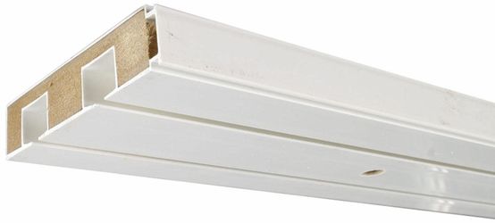 Liedeco Gardinenstange 2 läufig-läufig Fixmaß günstig online kaufen