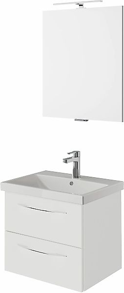 Saphir Badmöbel-Set "Serie 4035 2-teilig, Keramikwaschtisch mit LED-Spiegel günstig online kaufen