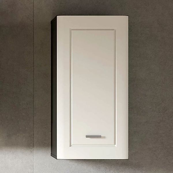Badezimmerwandschrank in Weiß und Grau modernem Design günstig online kaufen