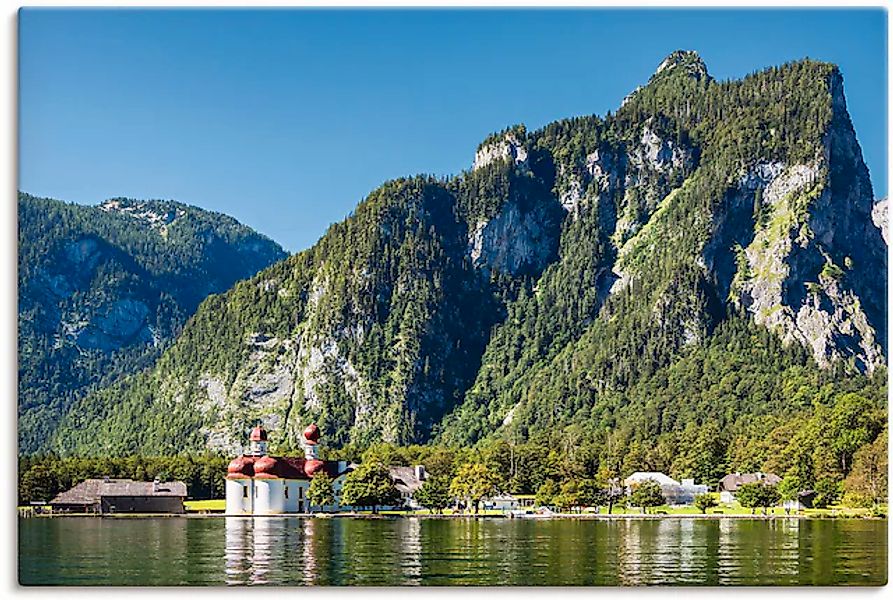 Artland Wandbild »Blick auf den Königssee« Berge & Alpenbilder 1 Stk. tlg. günstig online kaufen