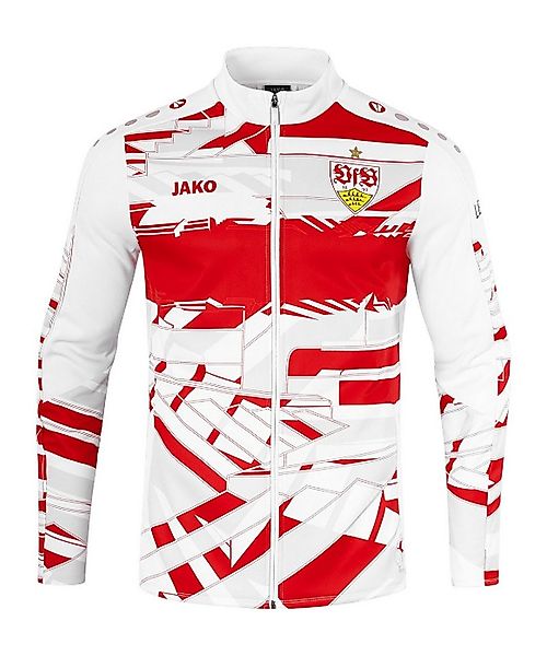Jako Sweatjacke JAKO VfB Stuttgart Einlauf Jacke 2025/2026 Weiß Polyester günstig online kaufen