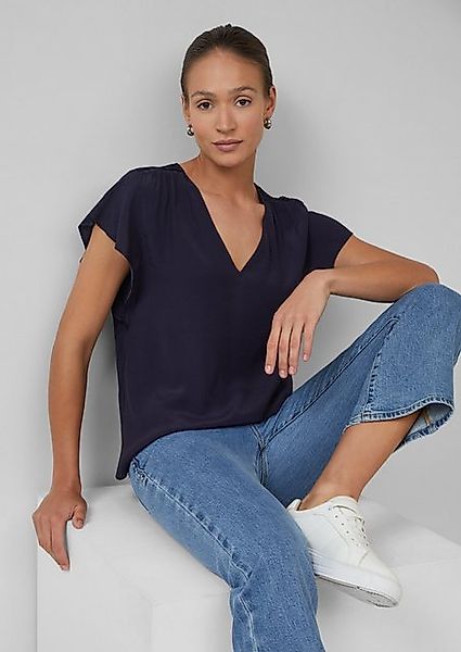 s.Oliver BLACK LABEL Kurzarmbluse Bluse günstig online kaufen