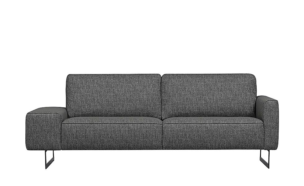 Sofa 3-Sitzig - schwarz - 225 cm - 83 cm - 95 cm - Polstermöbel > Sofas > E günstig online kaufen