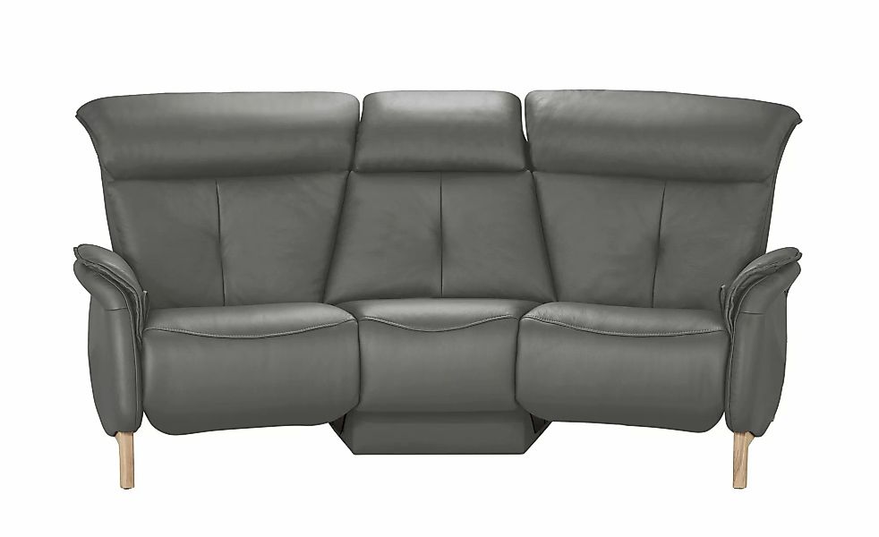 himolla Einzelsofa Leder  4708 ¦ grau ¦ Maße (cm): B: 216 H: 97 T: 119.0 Po günstig online kaufen