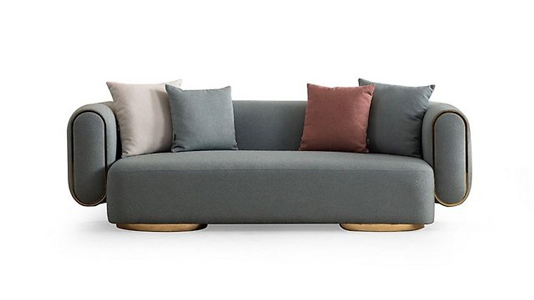 JVmoebel Sofa Dreisitzer Polstermöbel Couch 230cm Wohnlandschaft Sofa Sitzp günstig online kaufen