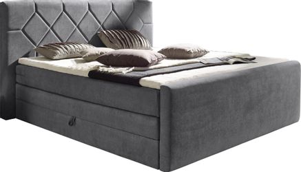 PLACES OF STYLE Boxspringbett "Atlanta" inklusive Topper und Bettkasten günstig online kaufen