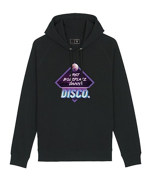 Bolzplatzkind Sweatshirt Bolzplatzkind "80er Jahre" Disco Hoody Baumwolle günstig online kaufen